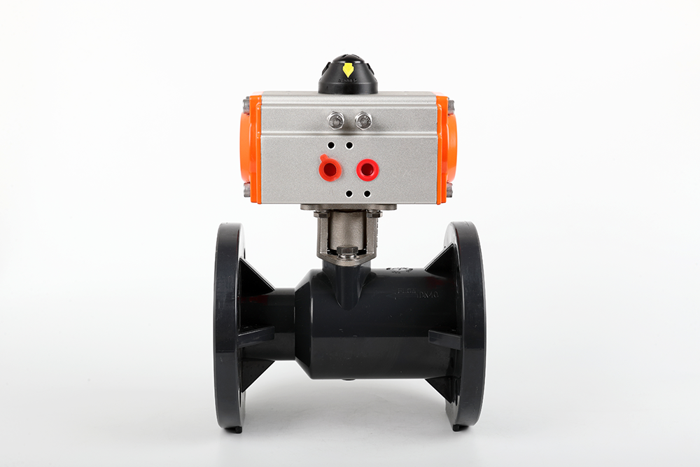 梅州气动法兰一体球阀